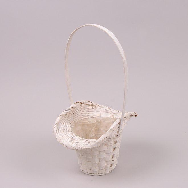 Корзина бамбуковая Flora Белый (37454)