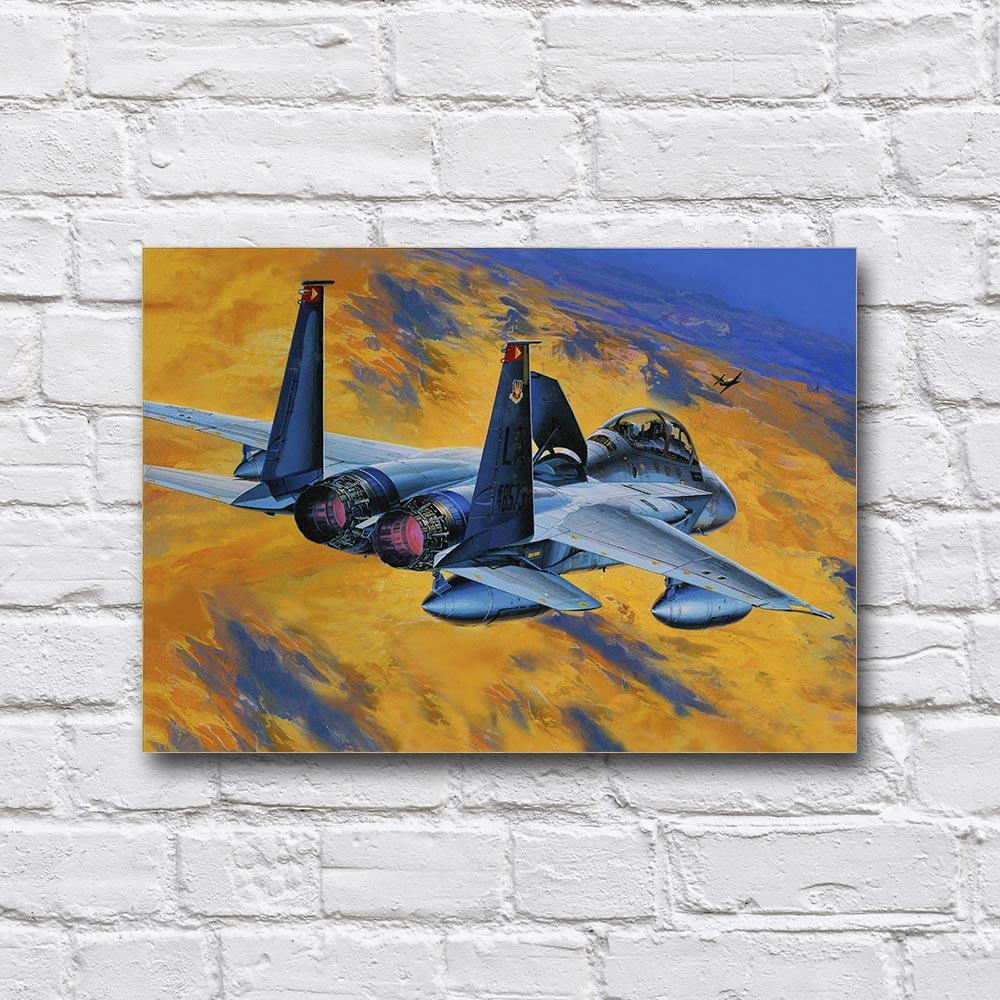 Постер деревянный F-15 Eagle 210х297 мм (18169737)