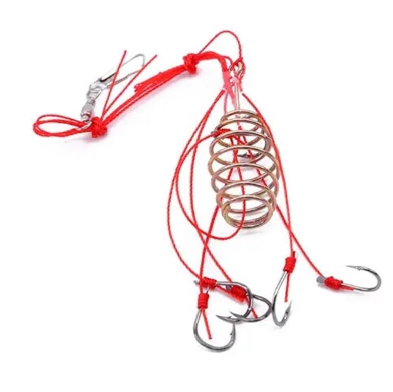 Годівниця з гачками №11 для фідера 4 шт. (495455) Годівниця з гачками №11 для фідера 4 шт. (495455)