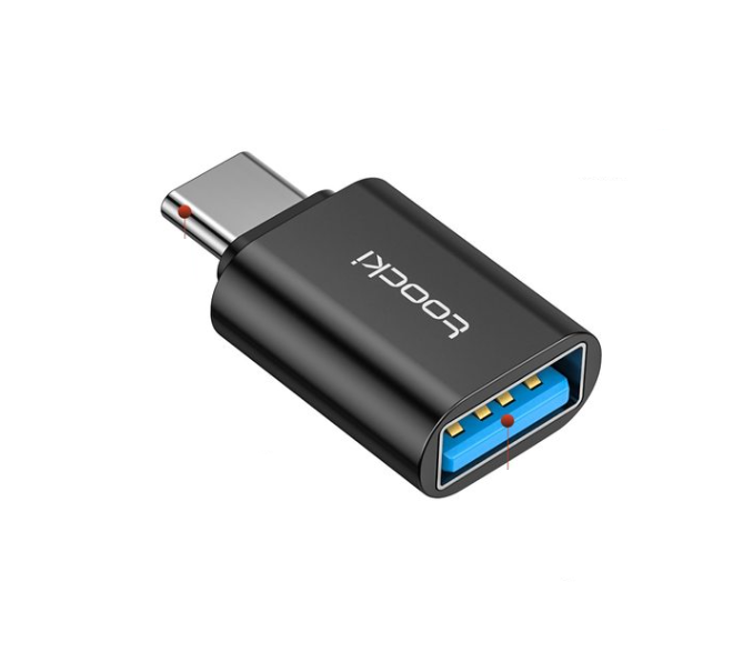 Адаптер Toocki OTG 3.0 USB Type C-USB A Чорний (TQ-OTG01CABLK)