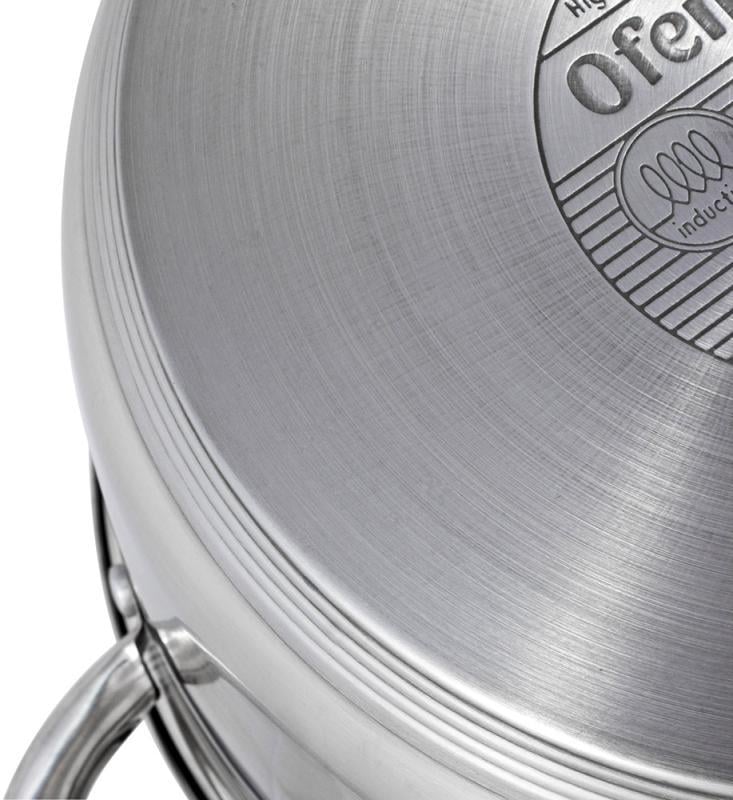 Набір каструль Ofenbach Casserole з нержавіючої сталі зі скляними кришками 1,1/1,7/ 2,4 /3,4 л - фото 6 Набір каструль Ofenbach Casserole з нержавіючої сталі зі скляними кришками 1,1/1,7/ 2,4 /3,4 л - фото 6