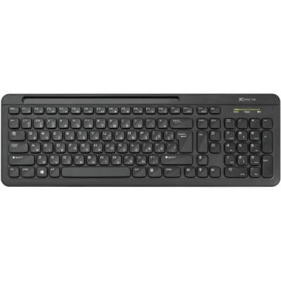 Клавиатура беспроводная Xtrike ME KB-303 UA Bluetooth 2.4G 105 клавиш Черный (36266722)