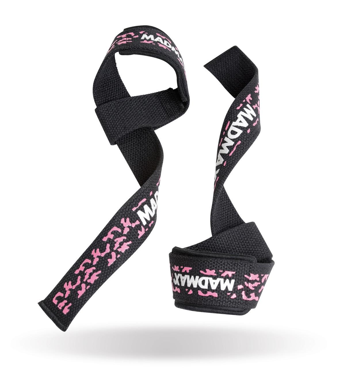 Ламки для тяги MadMax Camo Power Wrist Straps Camo/Pink (MFA-275-PNK-U) - фото 2