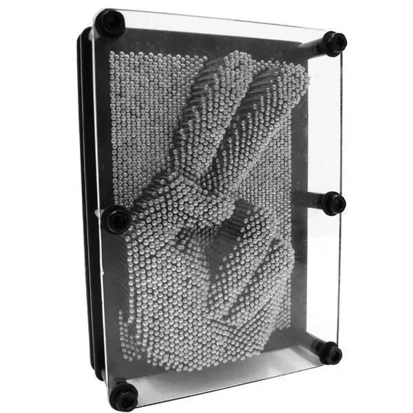 Іграшка антистрес Пін арт Гвоздики 3D залізний великий 20 см (1742)