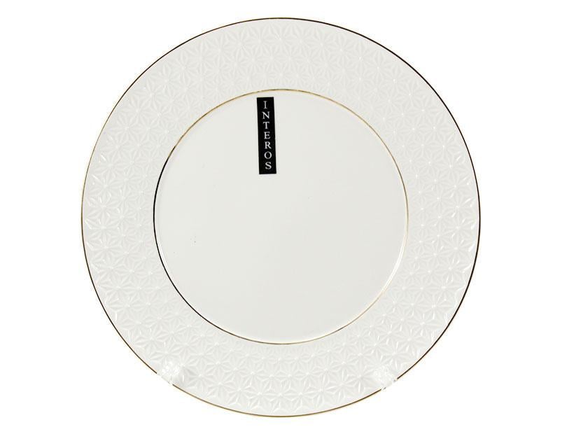 Тарелка фарфоровая круглая Interos Снежная Королева 20 см Белый (228821-А) - фото 1 Тарелка фарфоровая круглая Interos Снежная Королева 20 см Белый (228821-А) - фото 1