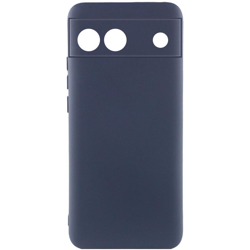 Протиударний чохол Silicone Cover Lakshmi Full Camera (A) для Google Pixel 6a Синій / Midnight Blue