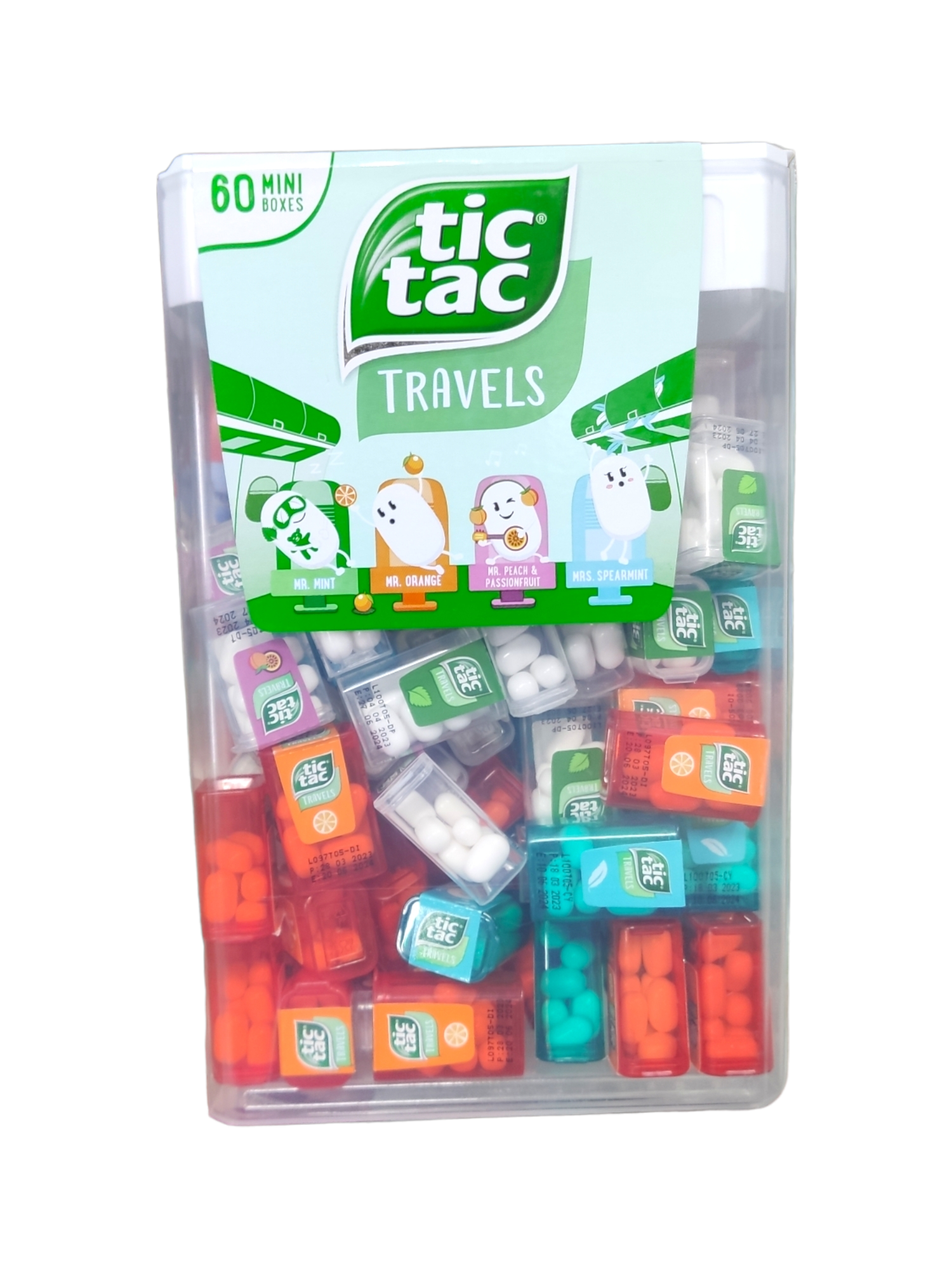 Набір драже Tic Tac Travel Exclusive 60 mini 228 г (000636) - фото 1