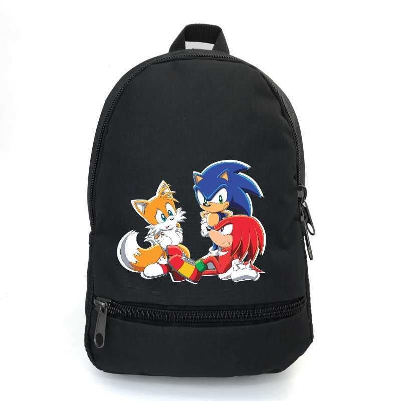 Школьный рюкзак BIG Соник School Bag Sonic-010 43х30х17 см 22 л Черный (2314375277)