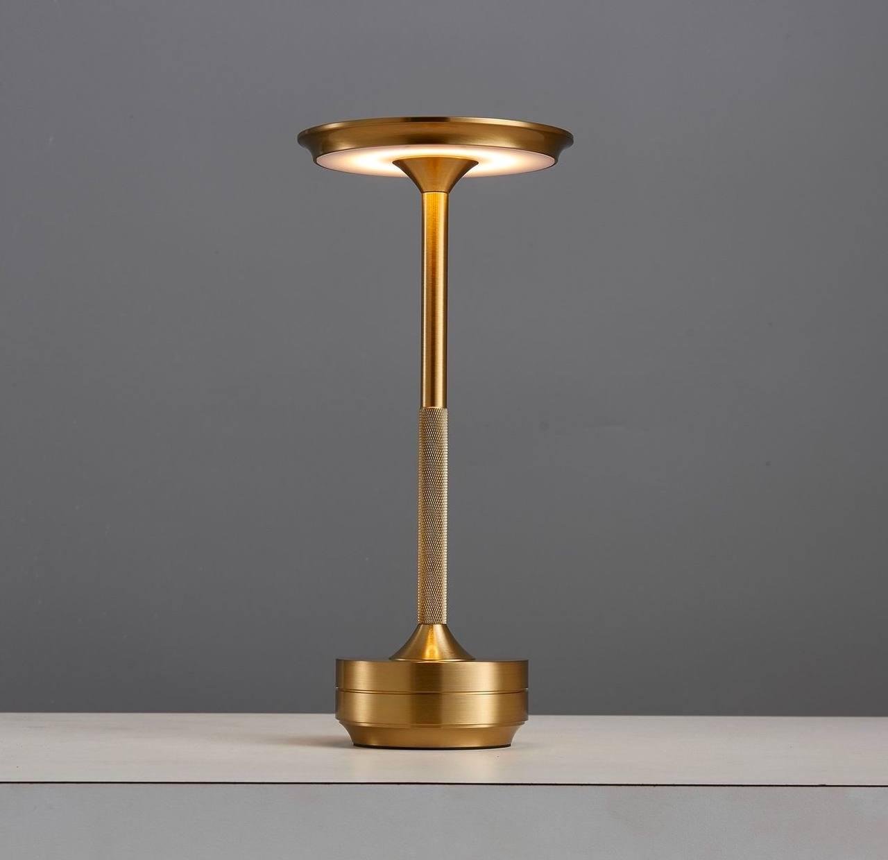 Настольная лампа аккумуляторная Zilini 01 Золотой (23789344) - фото 2 Настольная лампа аккумуляторная Zilini 01 Золотой (23789344) - фото 2