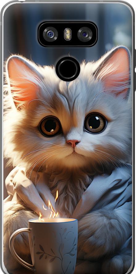 Чехол на LG G6 White cat (5646u-836-42517)