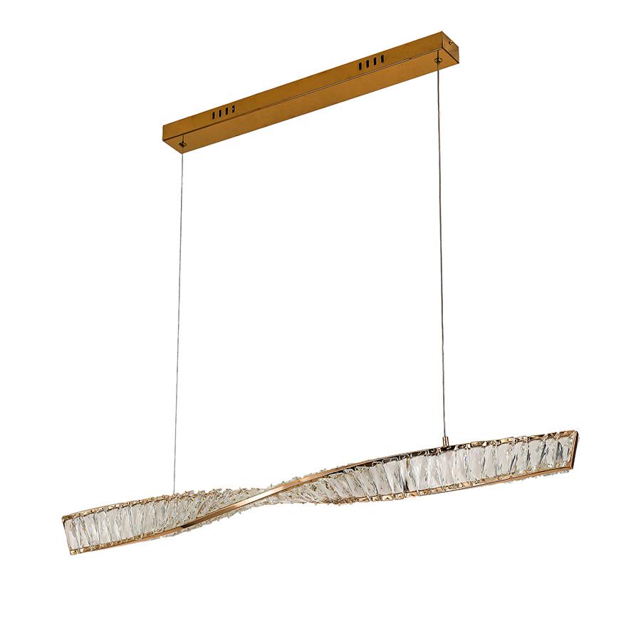 Люстра LED 799L8869 1000 FGD с пультом 36W Французское золото