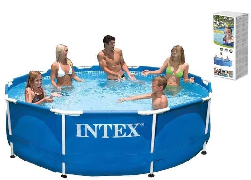 Бассейн каркасный Intex 28200 круглый 305x76 см 4485 л Синий (2522341091) Бассейн каркасный Intex 28200 круглый 305x76 см 4485 л Синий (2522341091)