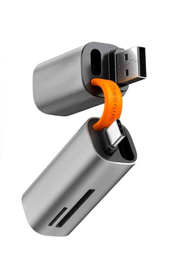 Адаптер Baseus Space mini-cabin Gray (05821)