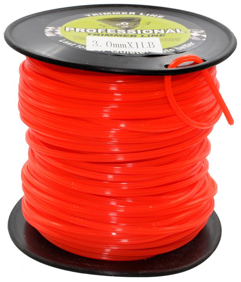 Леска косильная для триммера 3 мм семигранник 1 LB 47 м