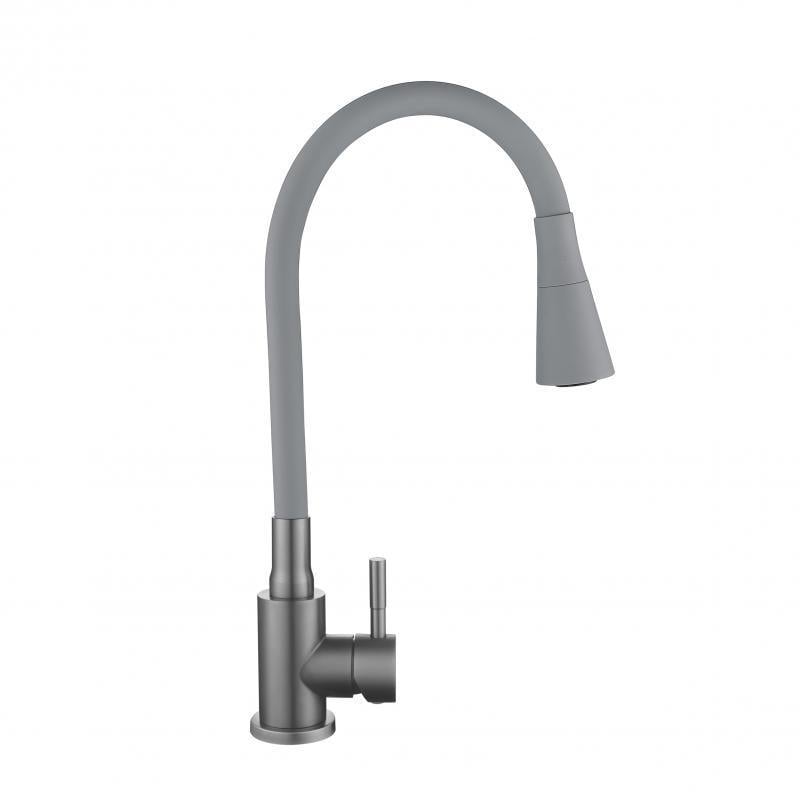 Смеситель для кухни Lidz Aria 015F31 k35 с гибким изливом Graphite/Grey (LDARI015F31GGRP49567)