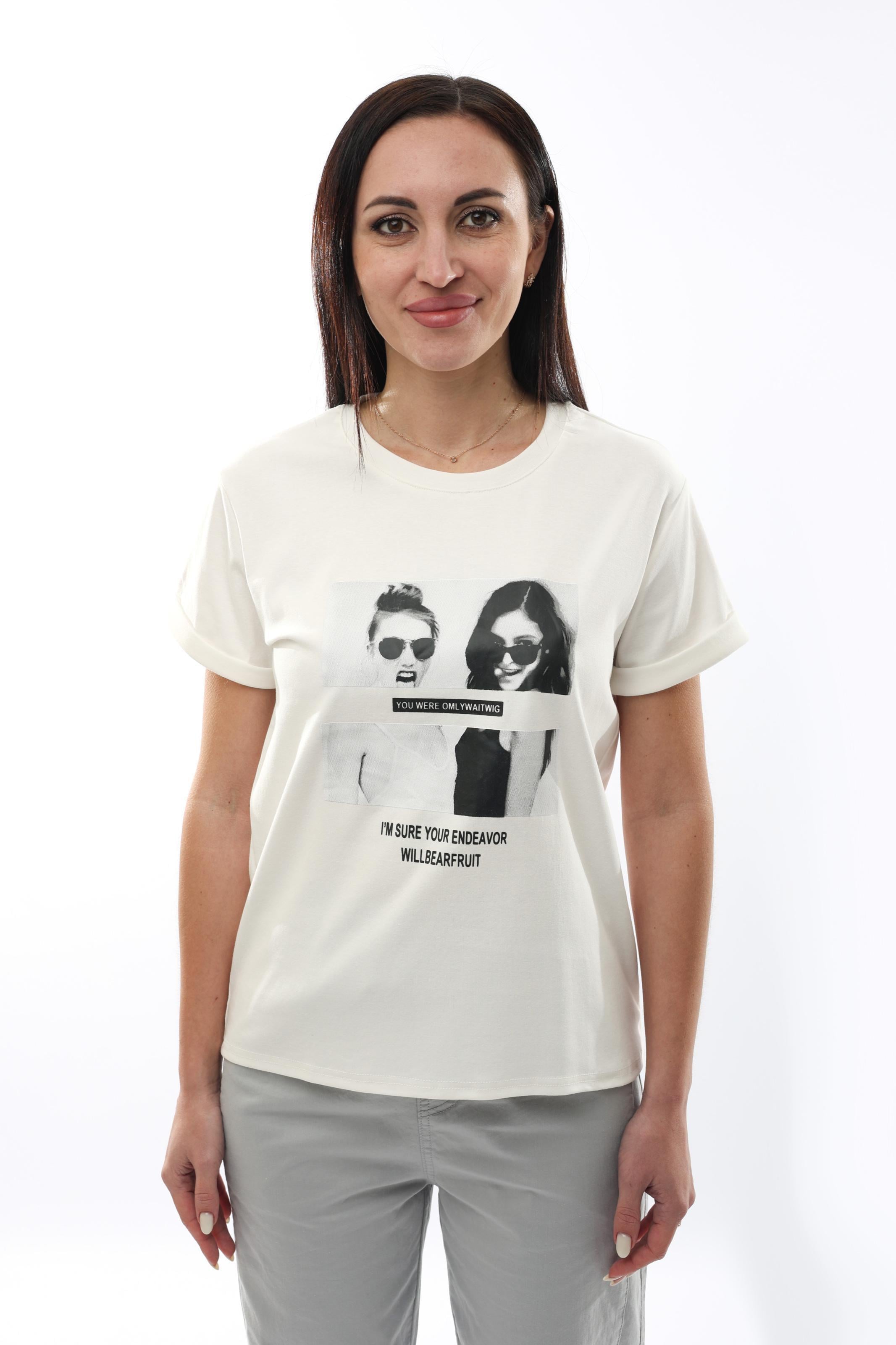 Футболка женская est. 1991 L Белый (277701-L)