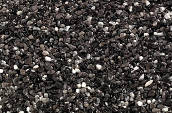 Декоративная штукатурка RАМIX Каменный ковер Крошка Гринджио Темно-серый