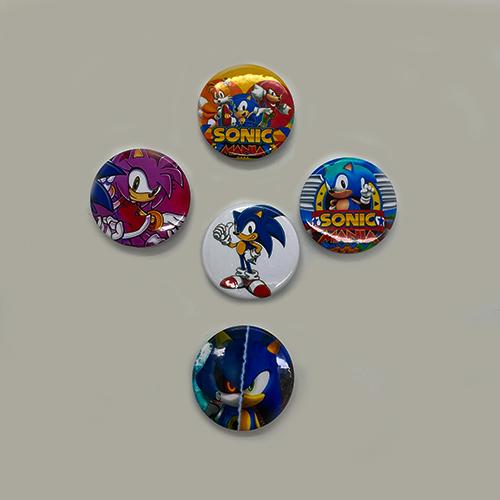 Значки Sonic Badges 5 шт. подарочная уп. (3763)