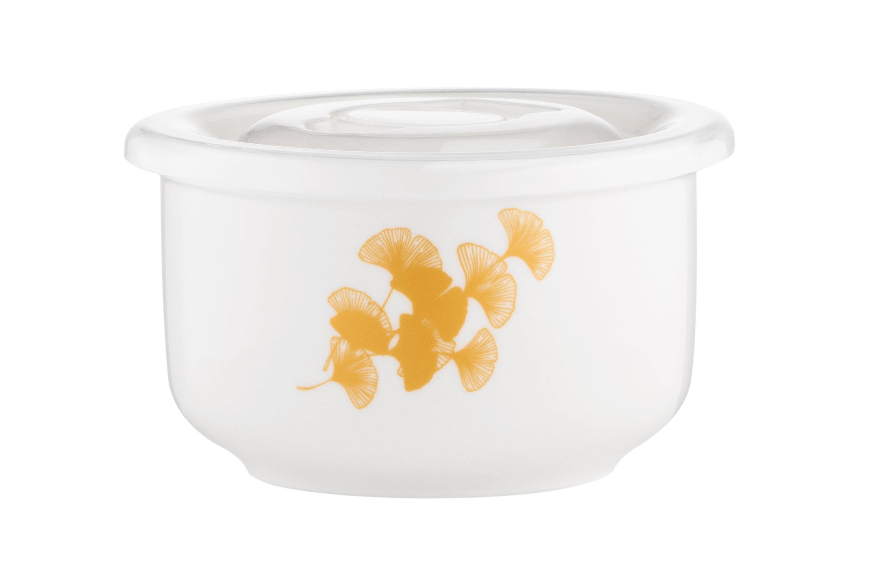 Салатник Ardesto Sunny day с крышкой фарфора 10 см (30360682)