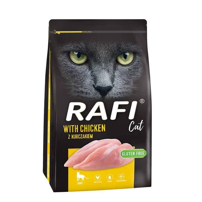Корм сухой для взрослых кошек Rafi Cat с курицей 7 кг (25101273)