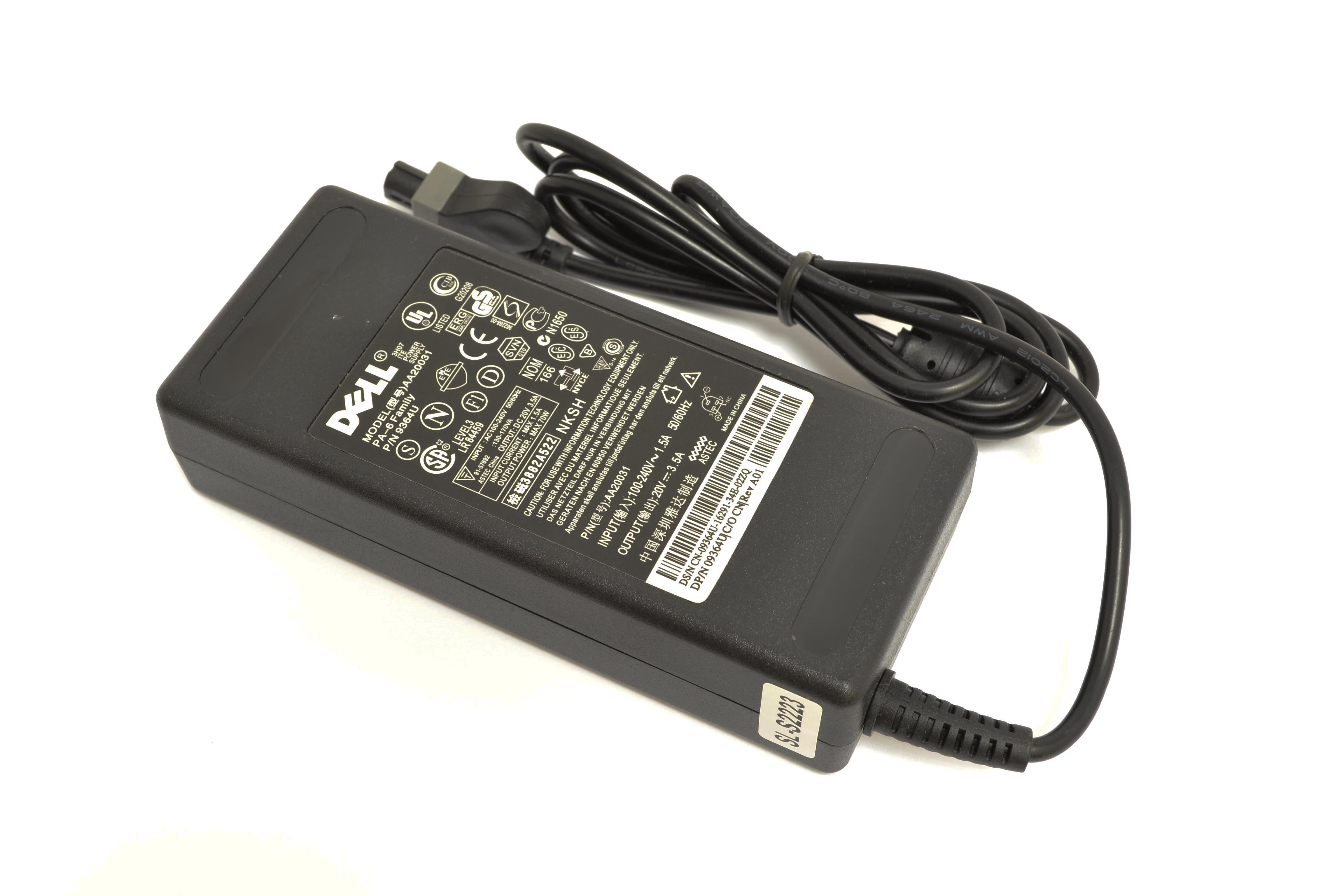 Блок питания для ноутбука Dell PA-8 70W 20V 3,5A (002718)