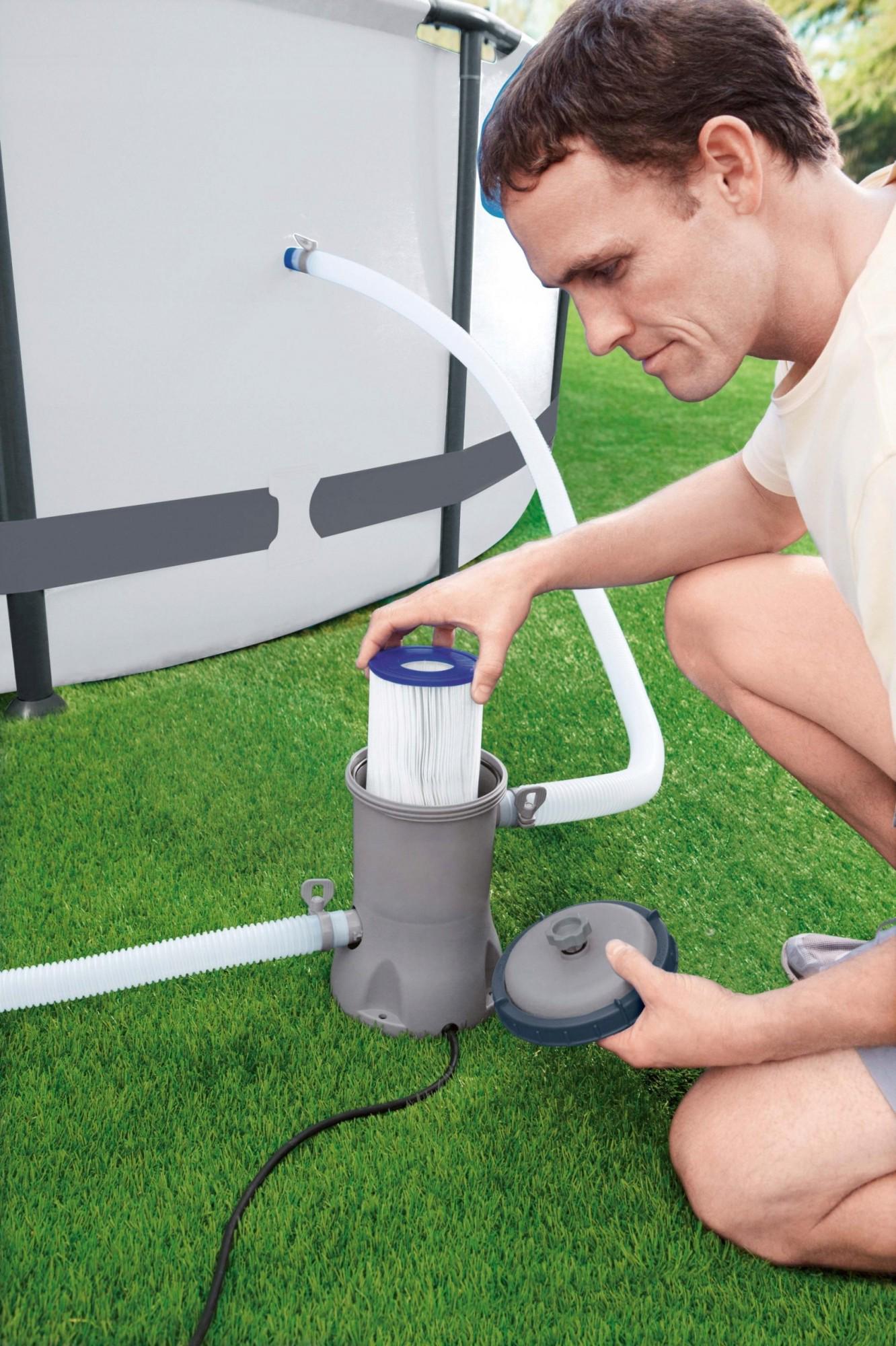 Насос для фільтрації басейну Bestway 2006 л/год (58383) - фото 5 Насос для фільтрації басейну Bestway 2006 л/год (58383) - фото 5