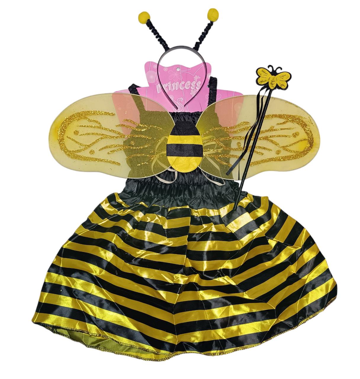 Карнавальний костюм дитячий Бджілка 3-7 років (2595251826) - фото 2 Карнавальний костюм дитячий Бджілка 3-7 років (2595251826) - фото 2