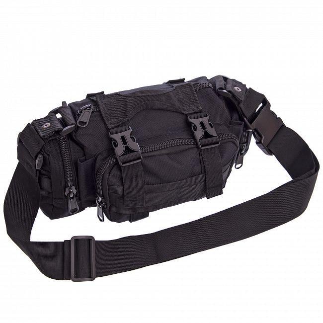 Сумка многоцелевая через плечо SILVER KNIGHT Черный (TY-01)