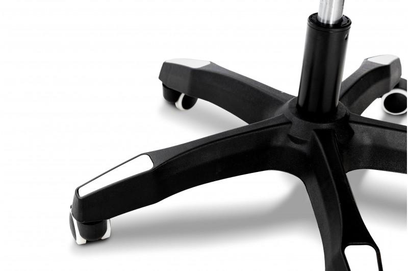 Крісло геймерське Comfort Line Slim Чорний/Білий (SLMBW-124132) - фото 11