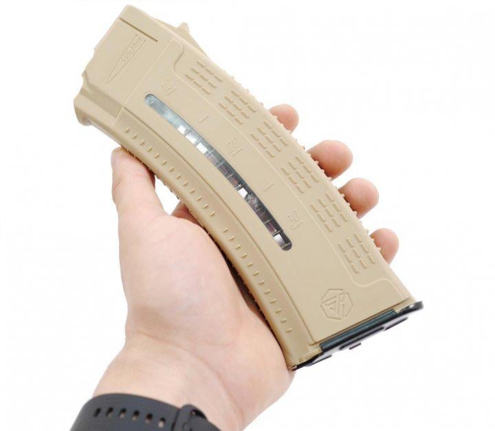 Высокопрочный Магазин АК 5.45 коробчатый, рожок АК калибр 5.45 с окном для контроля количества заряда патронов Kubas Цвет Койот - фото 7 Высокопрочный Магазин АК 5.45 коробчатый, рожок АК калибр 5.45 с окном для контроля количества заряда патронов Kubas Цвет Койот - фото 7