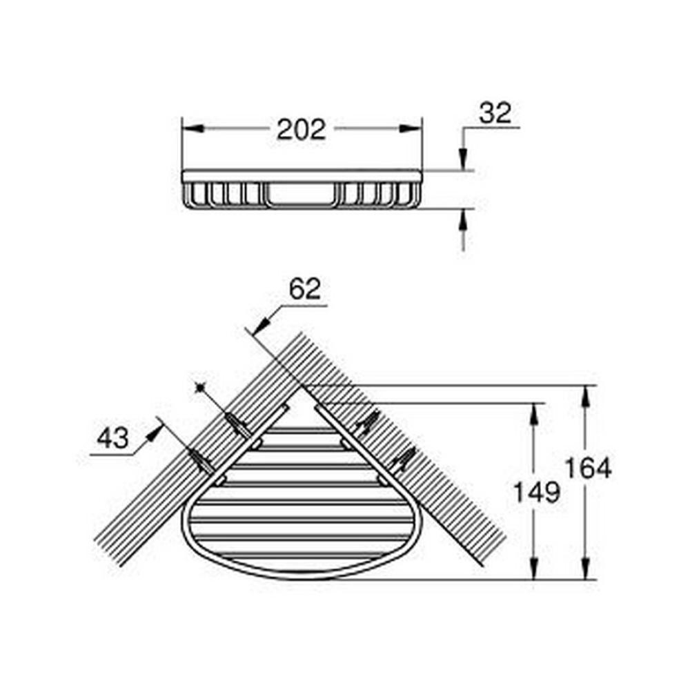 Полиця Grohe BauCosmopolitan 40664001 - фото 2