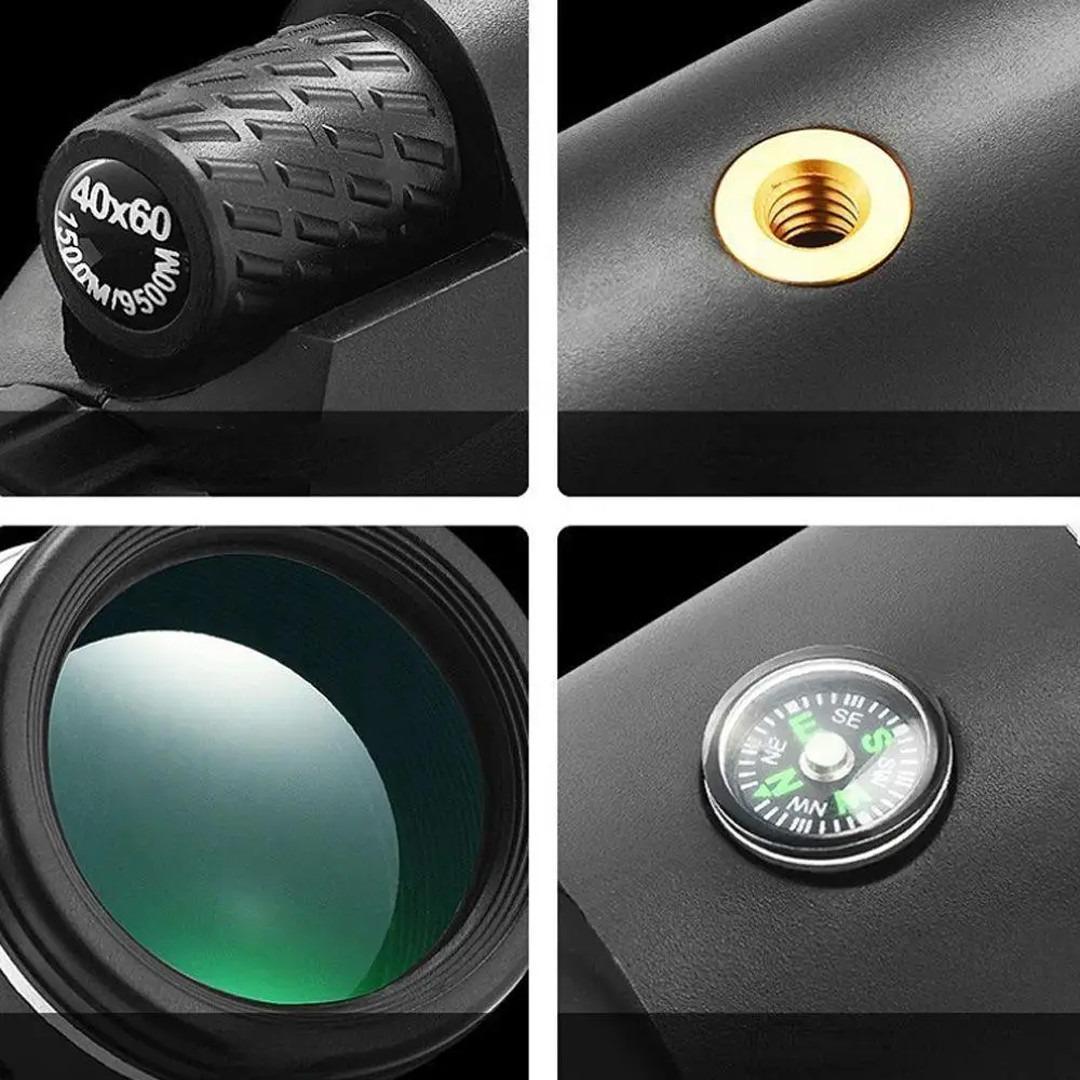 Монокуляр с двойной фокусировкой Bushnell UNIQUE UN-3012 туристический в чехле 40x60 см Черный (3339099МХ) - фото 6 Монокуляр с двойной фокусировкой Bushnell UNIQUE UN-3012 туристический в чехле 40x60 см Черный (3339099МХ) - фото 6