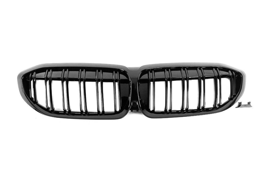 Решетка радиатора GBT для BMW 3 M-Look G20/21 2018- гг. пластик Черный (26688896)