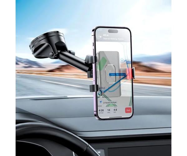 Держатель автомобильный Hoco H22 на лобовое стекло Black/Red - фото 2 Держатель автомобильный Hoco H22 на лобовое стекло Black/Red - фото 2