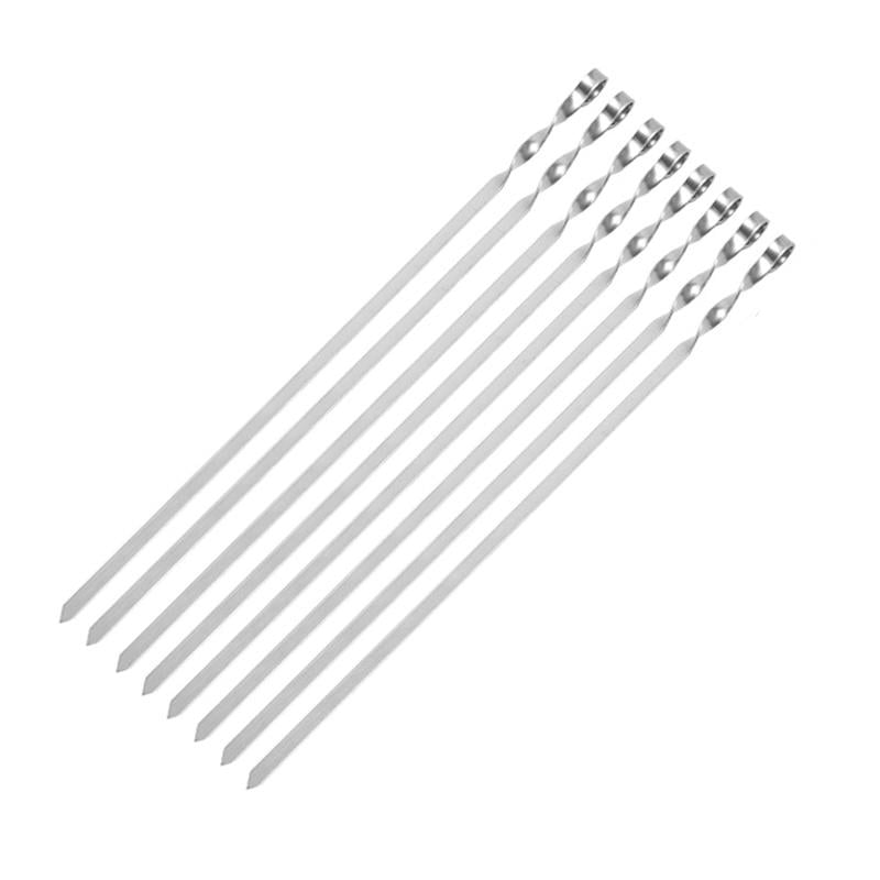 Шампури з нержавіючої сталі 550x14x2 мм 8 шт.