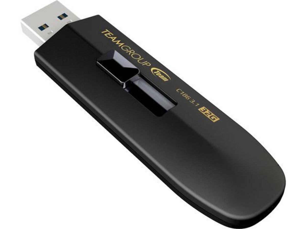 Flash Team USB 3.1 C186 32Gb Black (29caa1-15342)