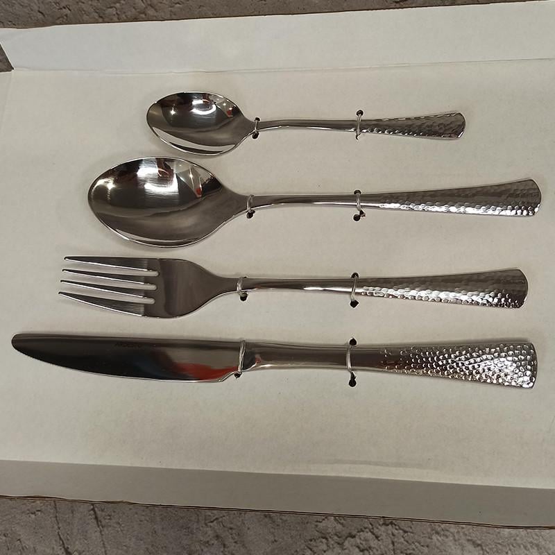 Набор столовых приборов Ardesto Gemini Hammered (AR1924HS) - фото 3