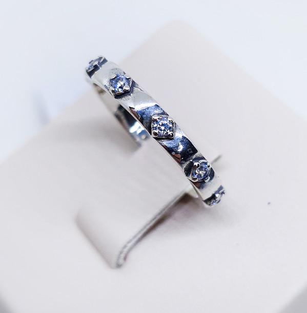 Кольцо серебряное с кубическим цирконием р. 18,5 2,71 г (1523013196)