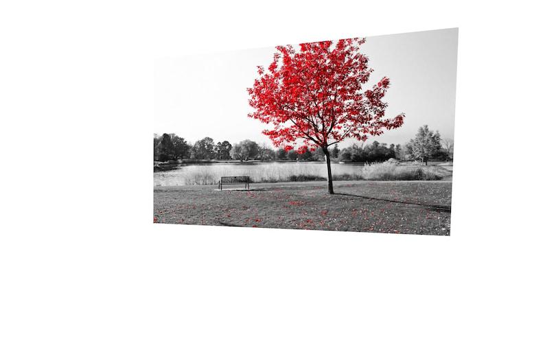 Картина на холсте KIL Art Красное озеро 51x34 см (401)