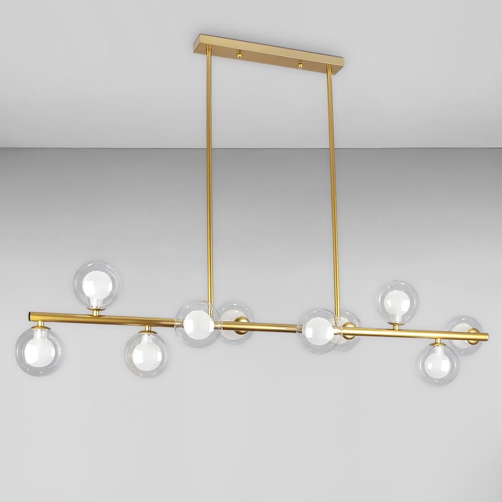 Люстра стельова Light House LS-18615-10 Bronze/CLWH Бронзовий/Прозорий Люстра стельова Light House LS-18615-10 Bronze/CLWH Бронзовий/Прозорий