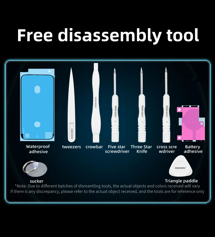Акумулятор NOHON для Apple iPhone 7 2230 mAh і набір інструментів (693134909) - фото 2