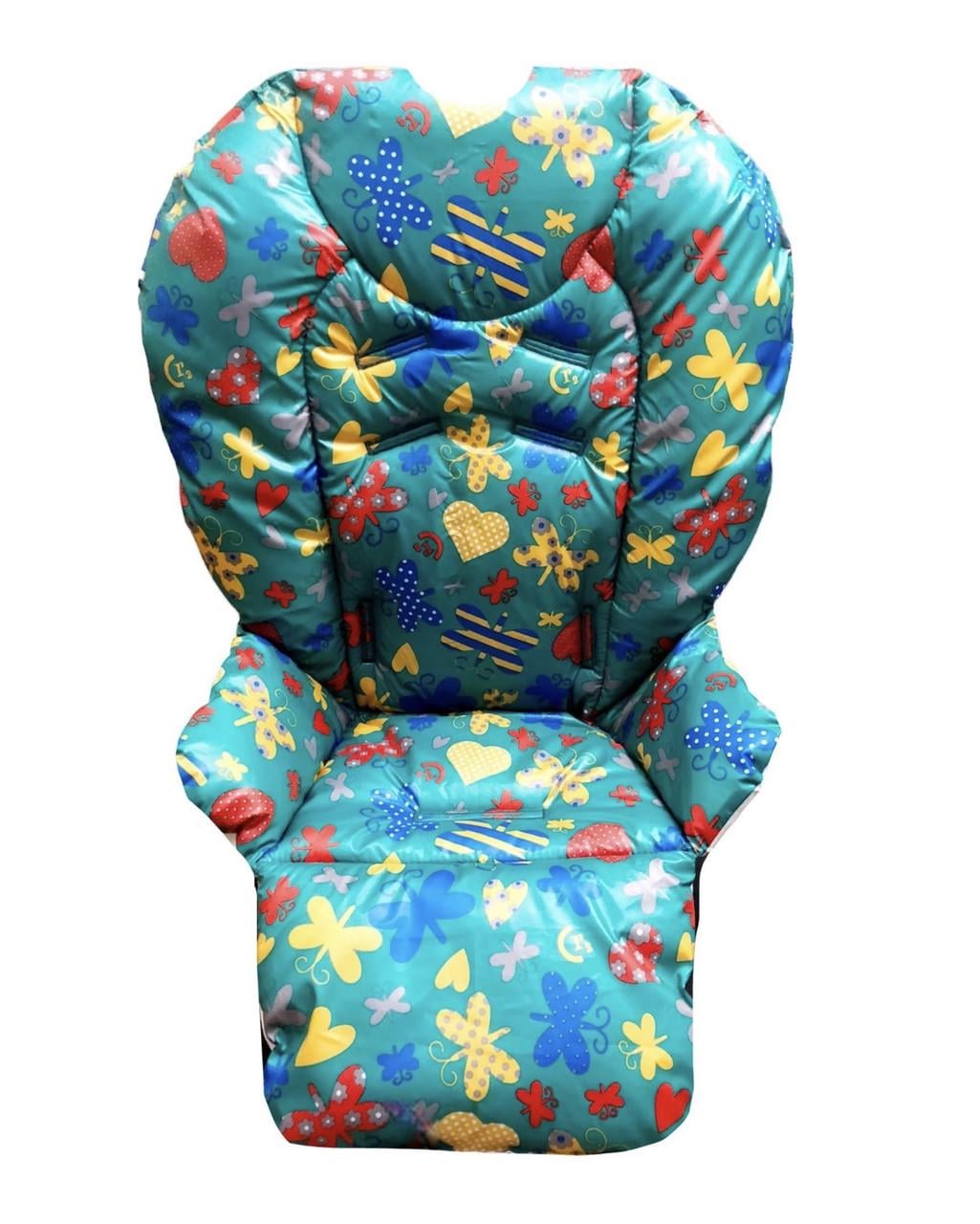 Чохол на стільчик для годування Chicco Polly 2 Start Метелики з плащівки