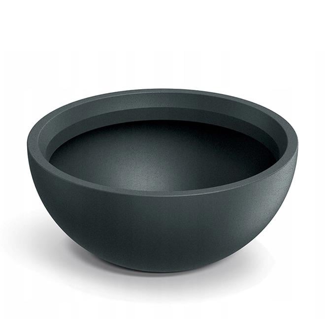 Горшок пластиковый Molio Bowl 38 см Графитовый (ST01210)