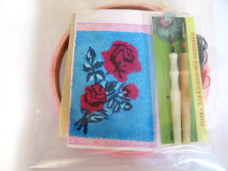 Набор для ковровой вышивки Роза 2 иглы