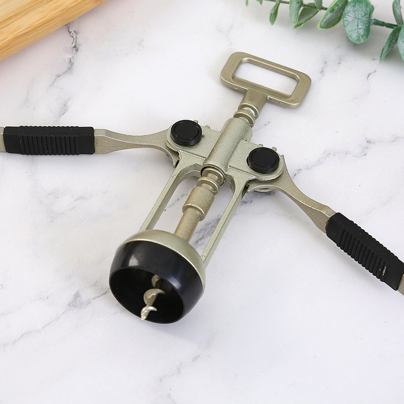 Штопор для вина рычажный металлический X3-68 18х7 см (37-86180) - фото 3