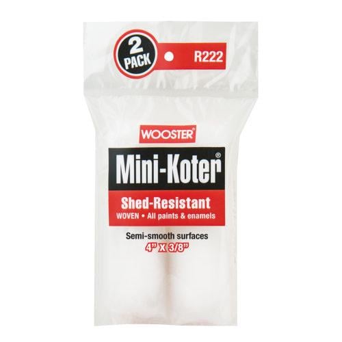 Комплект мініваликів Wooster Shed-resistant mini-koter 4” 3/8” 2 шт. в уп.