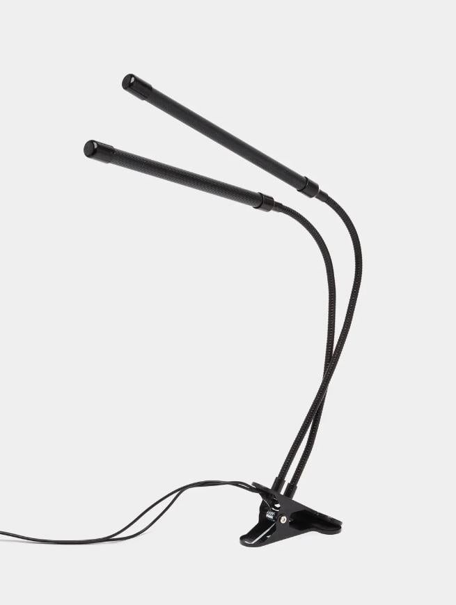 Фитолампа для комнатных растений светодиодная GreenLand двойная с таймером 20W Черный - фото 2 Фитолампа для комнатных растений светодиодная GreenLand двойная с таймером 20W Черный - фото 2