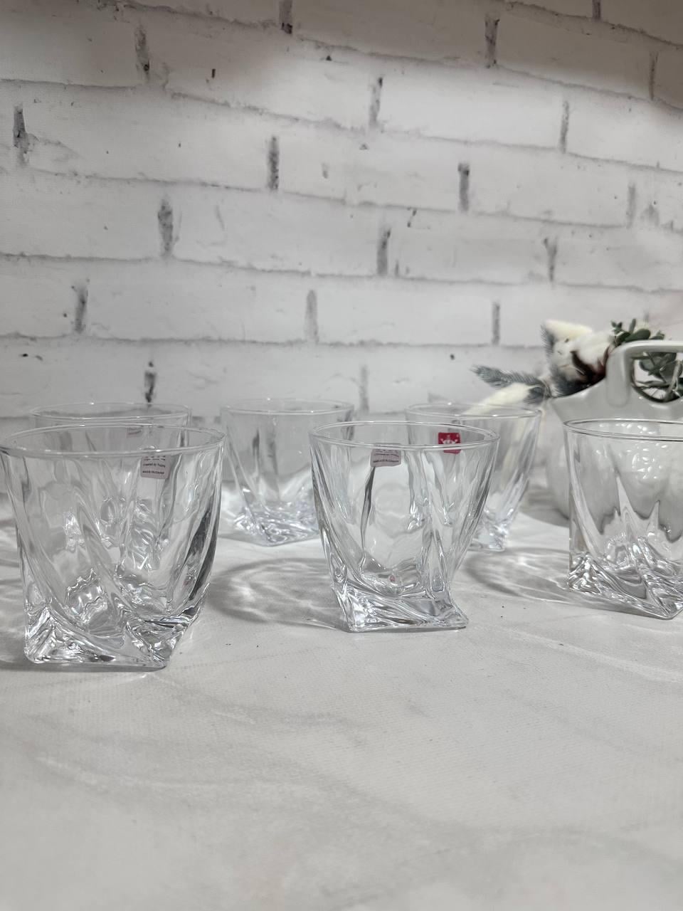 Набор стаканов Quadro Yujing GlassWare стекло 340 мл 6 шт. (18255742)