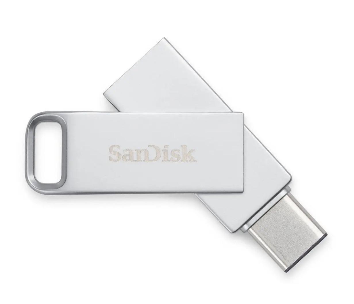 Флешка для ноутбука Flash SanDisk USB 3.1 Ultra Dual Luxe Type-C 64Gb