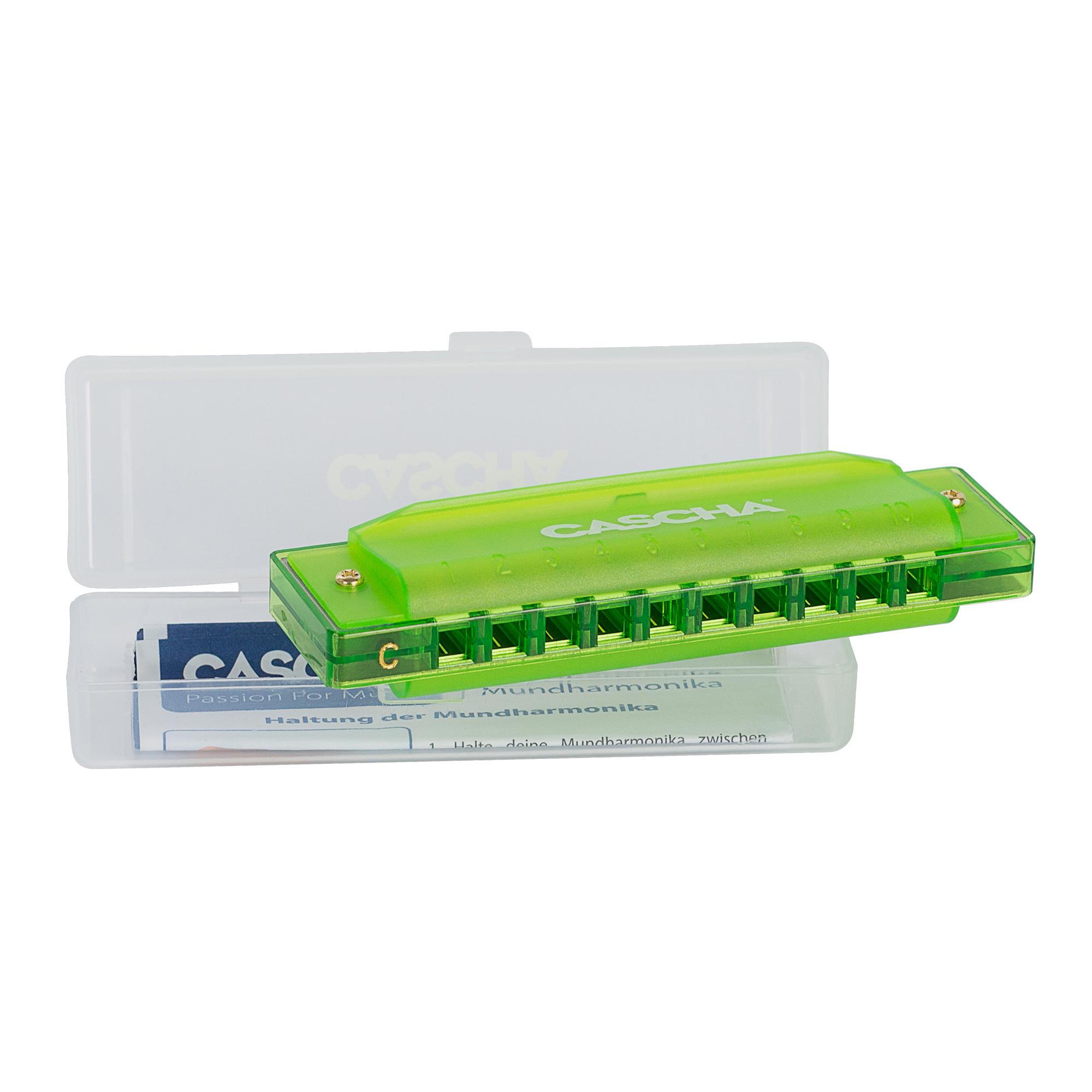 Губна гармоніка Cascha Fun Blues Harmonica Green HH 2274 До мажор (67285)